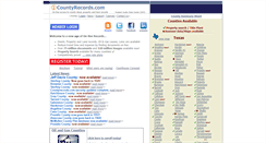 Desktop Screenshot of countyrecords.com